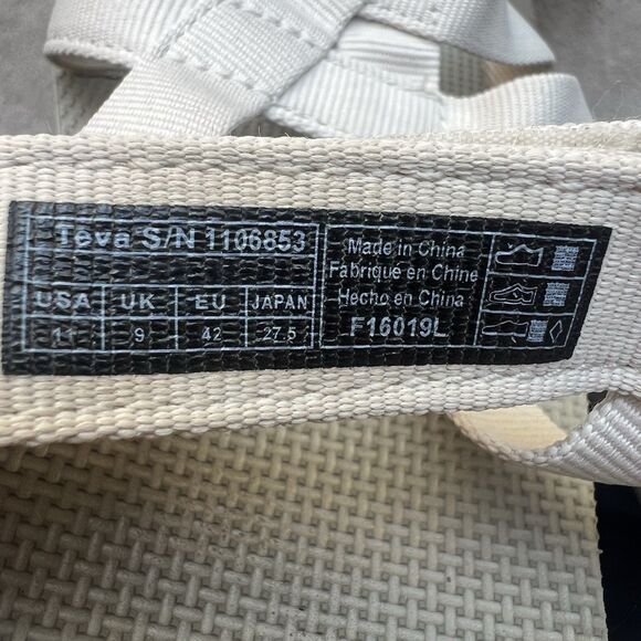 Teva Arivaca Midform Birch Cream Sandal Women 11 Comfort Adjustable Strap Casual - Picture 14 of 16